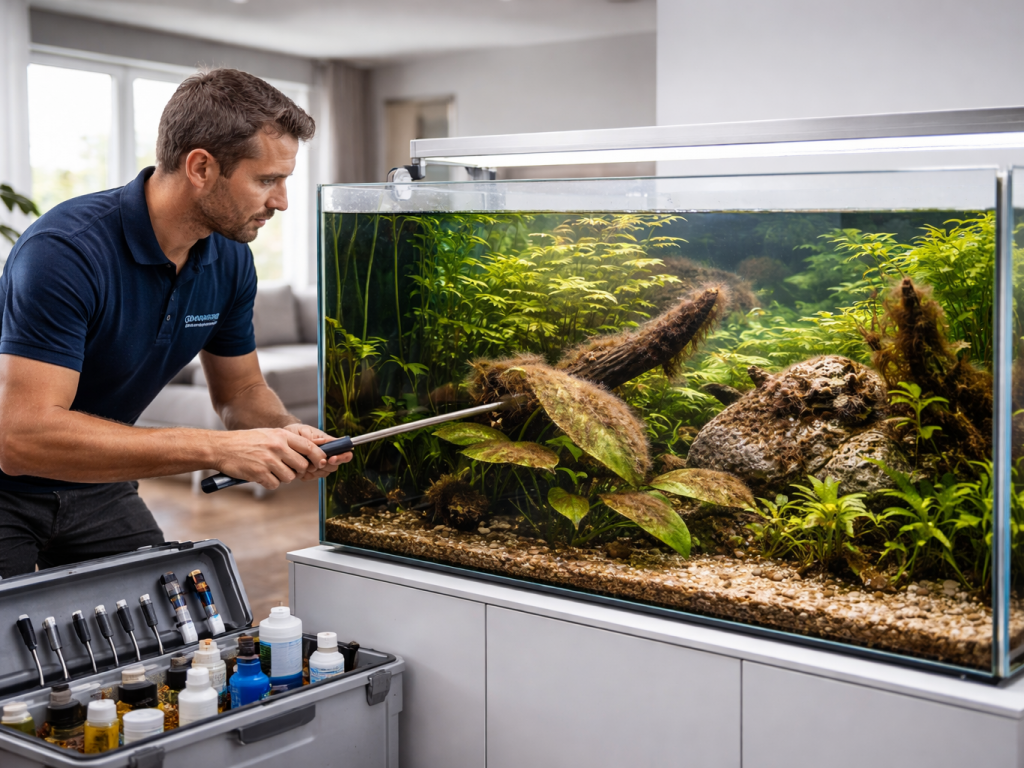 Braunalgen loswerden wie