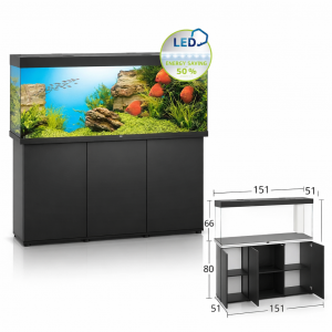 Rio Aquarium 450 Liter LED SBX schwarz Kombination